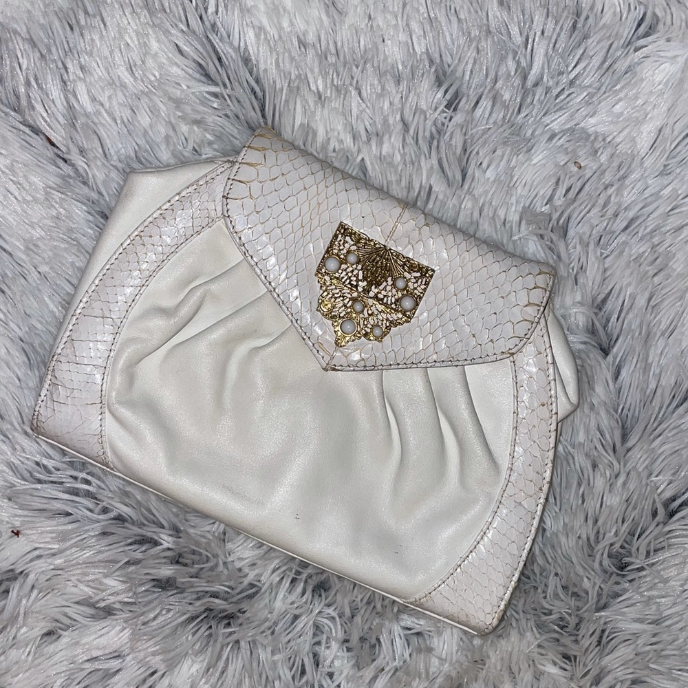 Pantera Crossbody w/ Gold & Snakeskin Detail